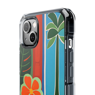 Vivid Jungle Collage · Impact etui na telefon dla iPhone · MagSafe