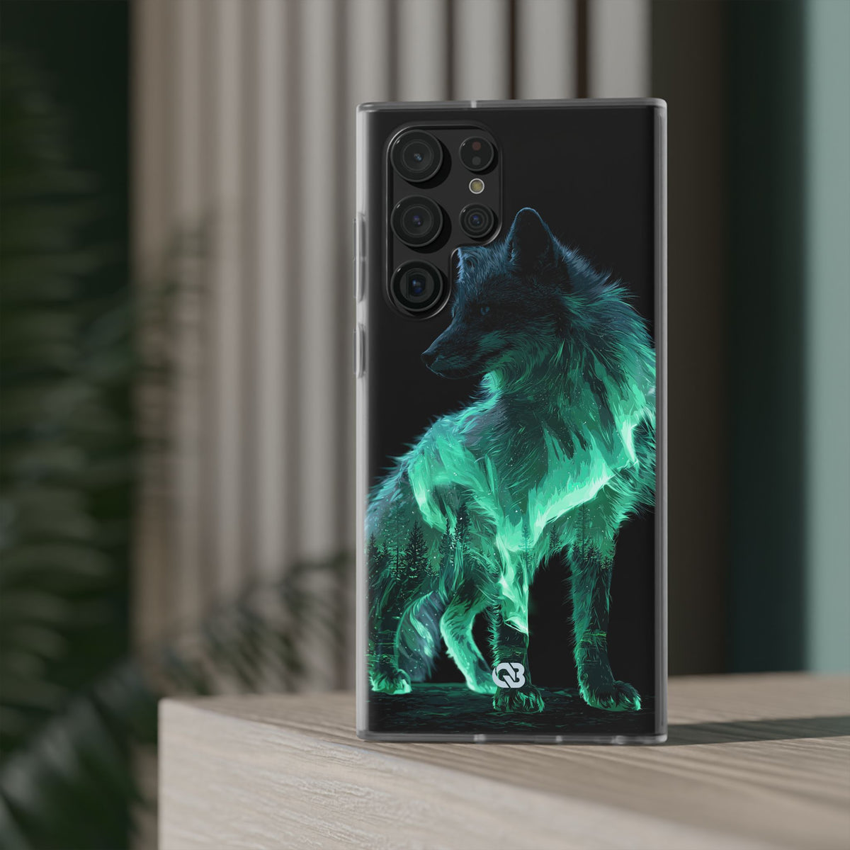 Nordic Aurora Fox · Lite Phone Case for Samsung · Teal