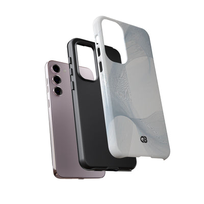Glacial Contour Waves · Tough Phone Case for Samsung · White