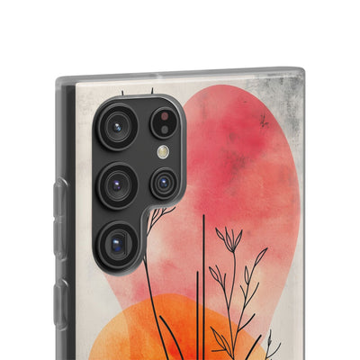 Crimson Bloom Lineage · Soft Phone Case for Samsung