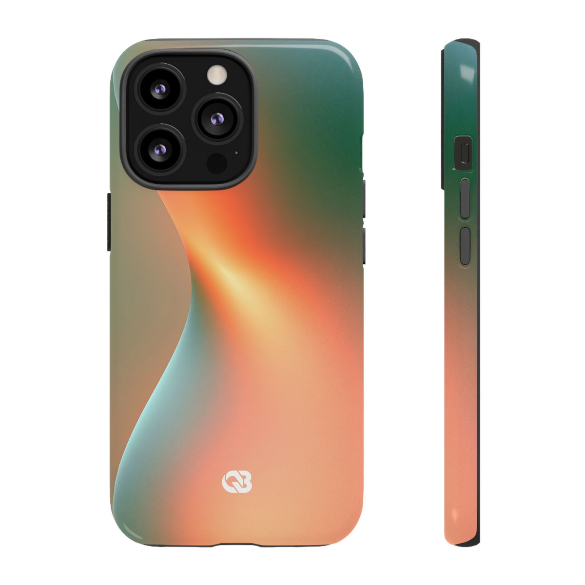 Radiant Contour · Tough Phone Case for iPhone · Orange