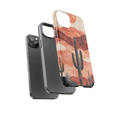Terracotta Desert Sun · Tough Phone Case for iPhone