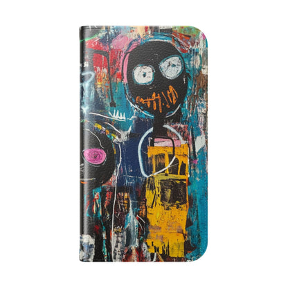 Wide-Eyed Faces - iPhone 15 Case - Wallet