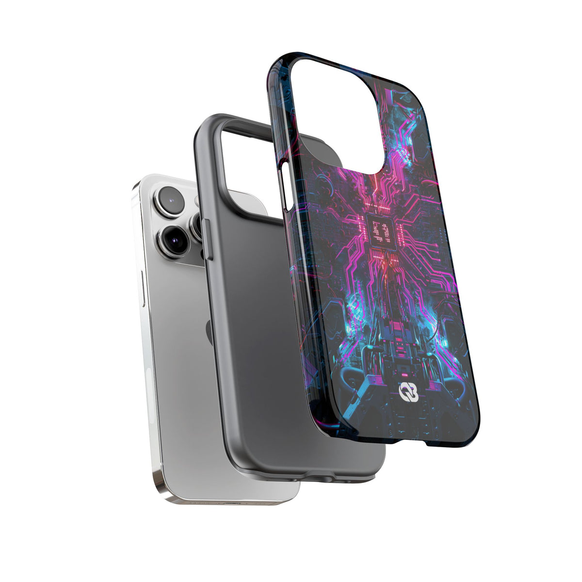 Neural Circuit Core · Tough Phone Case for iPhone · Black