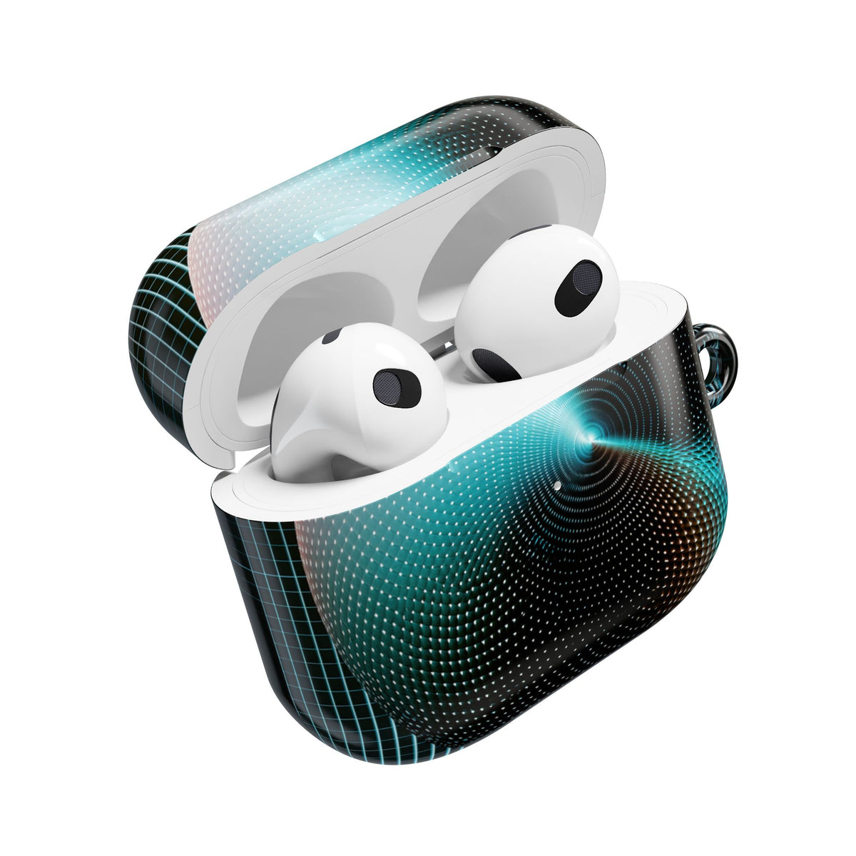 Optical Meridian · Hard Case for AirPods & AirPods Pro · Black
