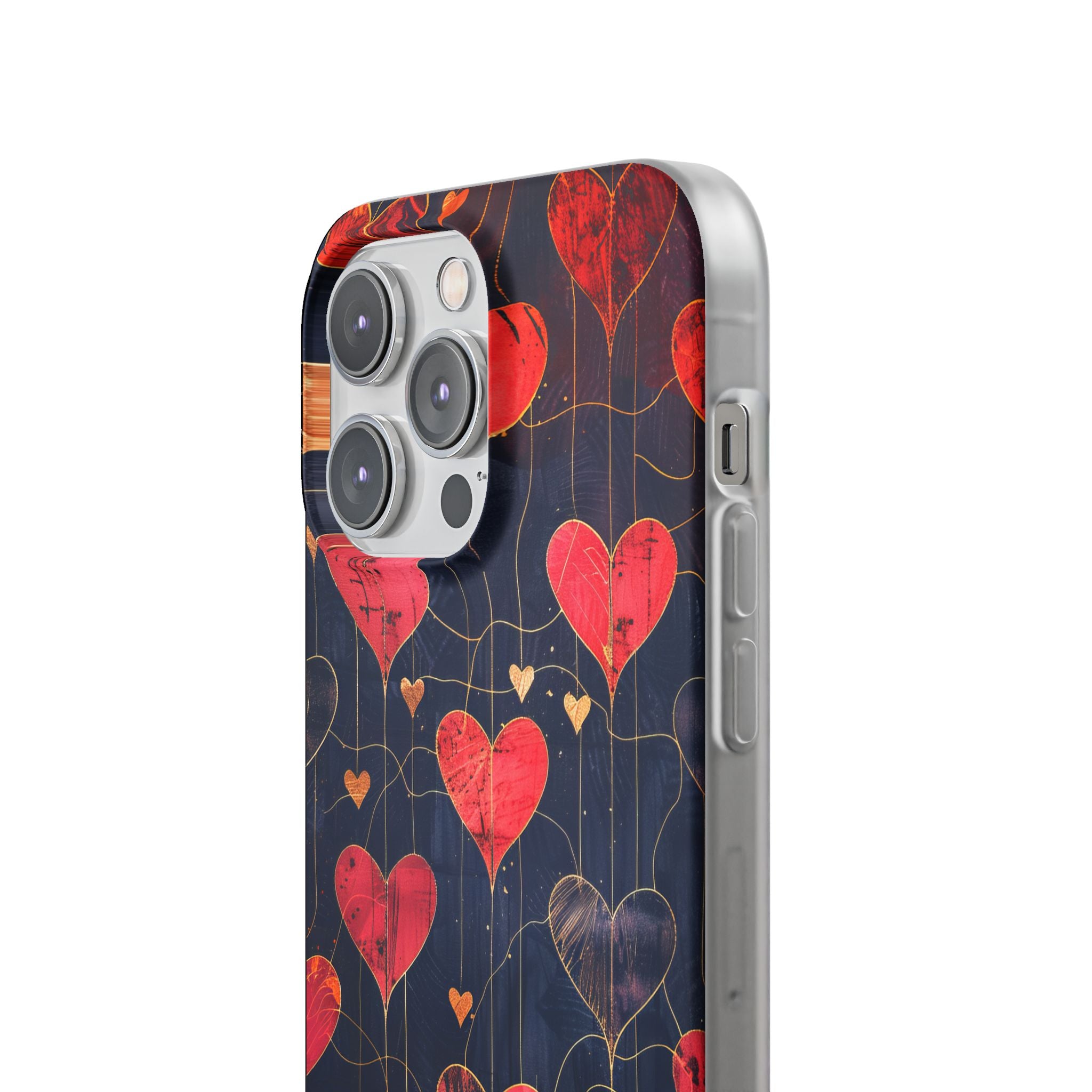 Golden Hearts Network iPhone 14 Pro Max Case - Soft