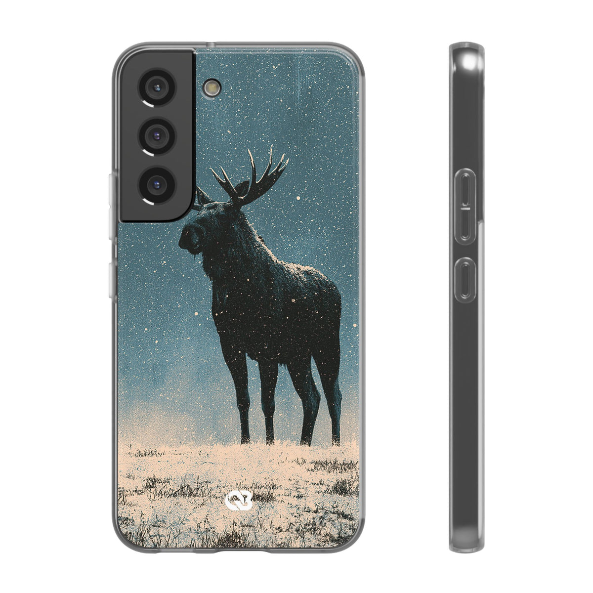 Nordic Boreal Moose · Lite Phone Case for Samsung · Blue
