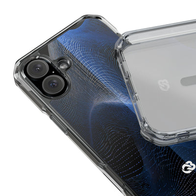 Blue Impact MagSafe Phone Case for iPhone - Electric Blue Flux
