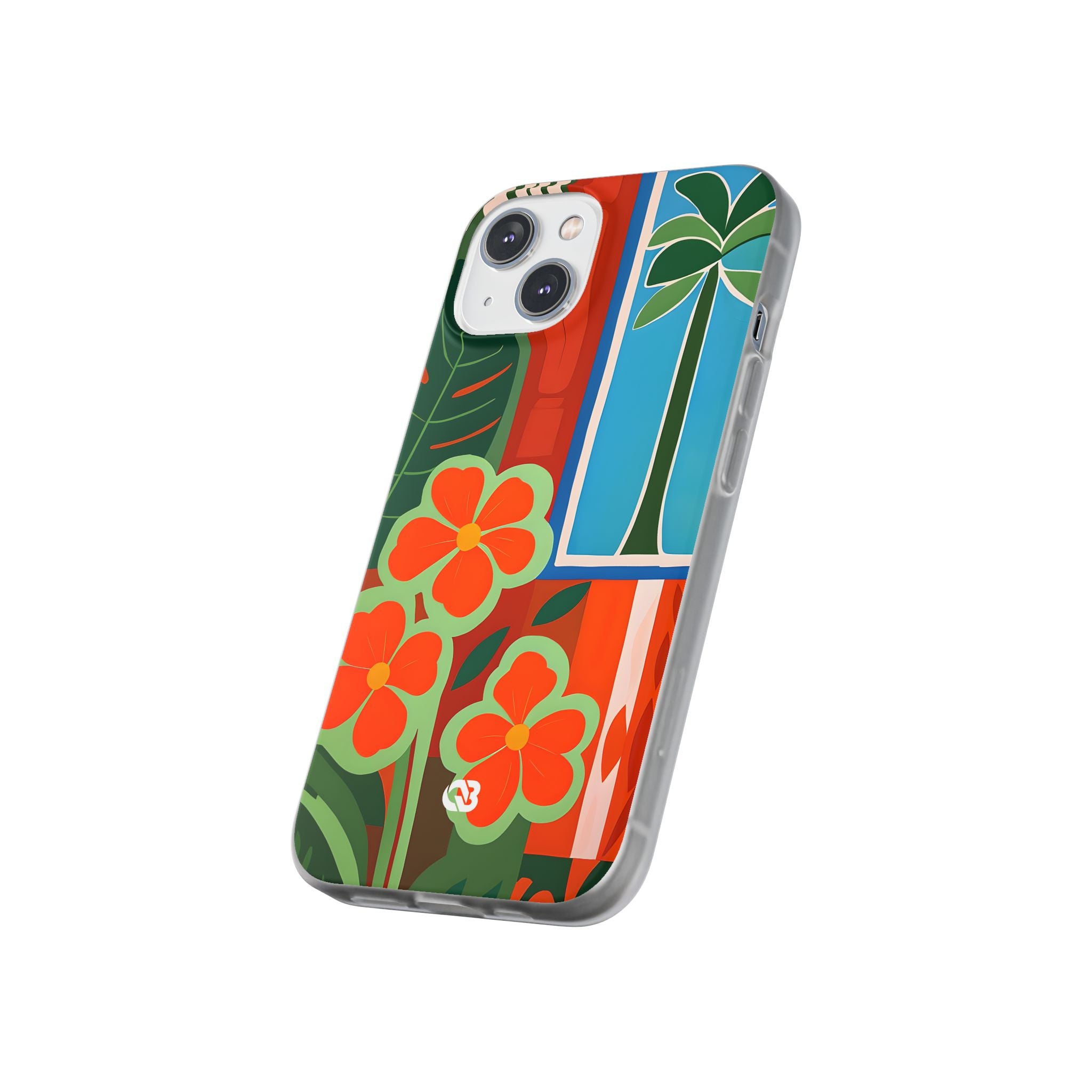 Vivid Jungle Collage · Soft Case dla iPhone