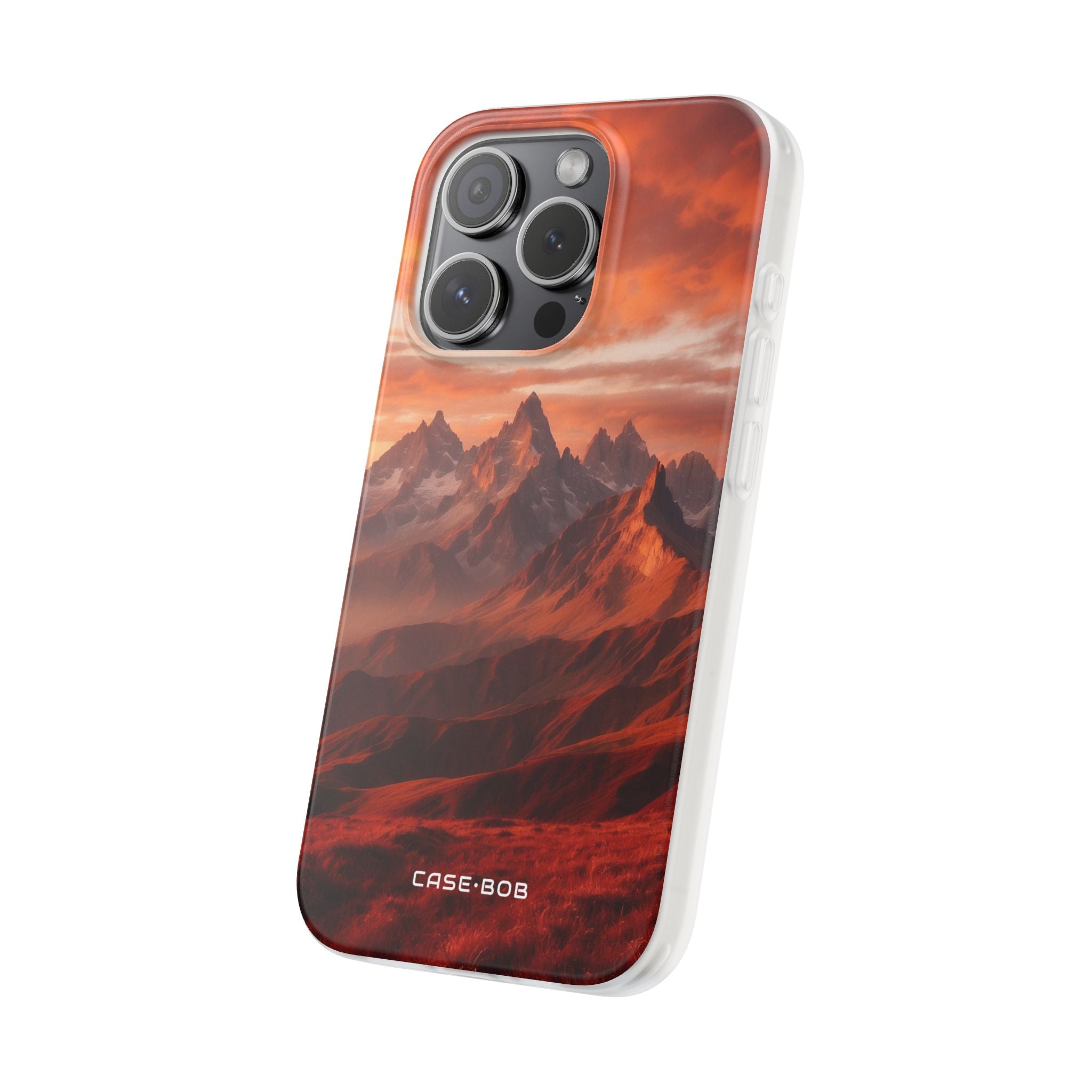 Jagged Glow iPhone 15 Pro Case - Soft