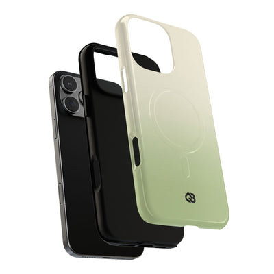 Green Tough 2.0 Magsafe Phone Case for iPhone - Bone Sage Fade
