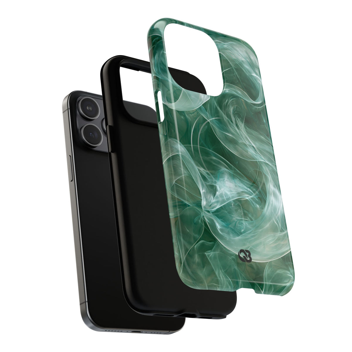 Translucent Aqua Flow · Tough 2.0 Magnetic Phone Case for iPhone · Teal