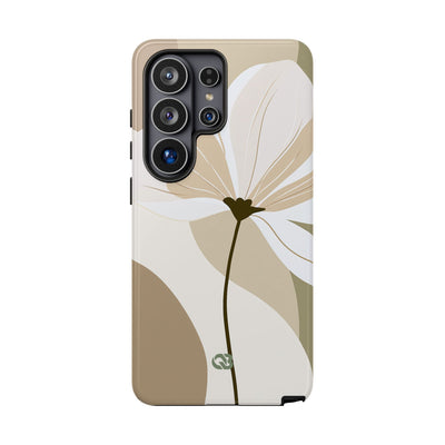 Beige Tough Phone Case for Samsung - Sage Linen Magnolia