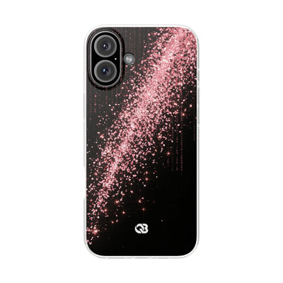 Rose Digital Cascade · Lite Phone Case for iPhone ·  Pink