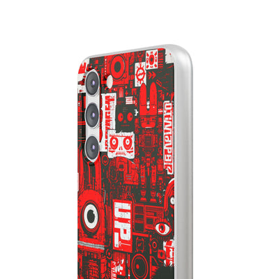 Neo Mecha Collage · Lite Phone Case for Samsung · Red