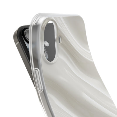 Liquid Enamel Fold · Lite Phone Case for iPhone ·  White