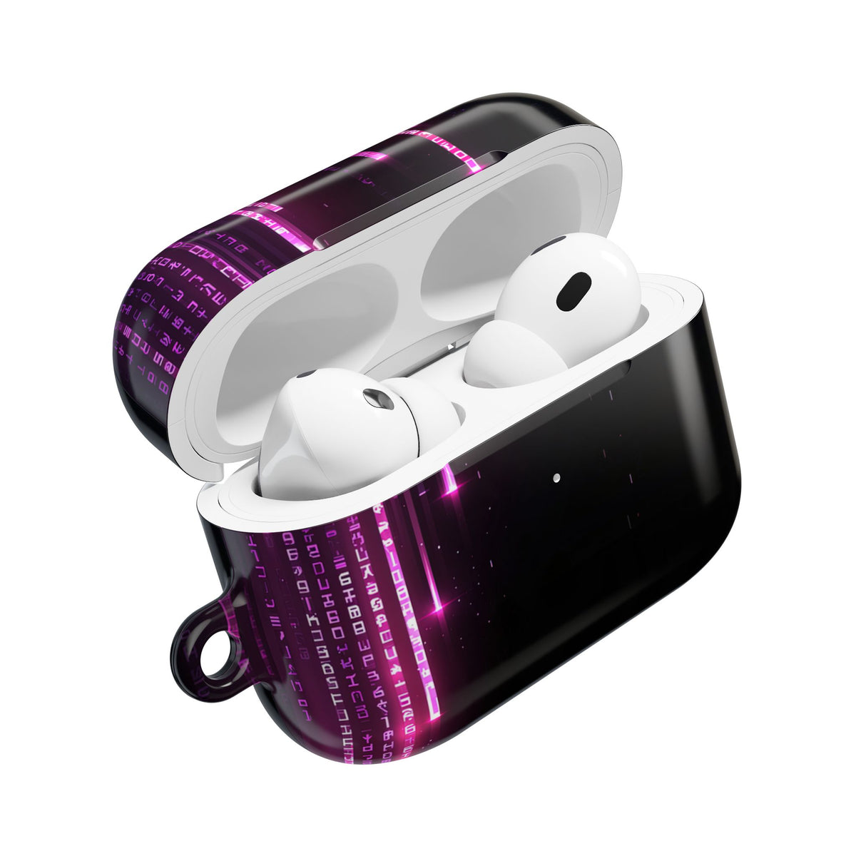 Binary Cascade · Hard Case for AirPods & AirPods Pro · Black