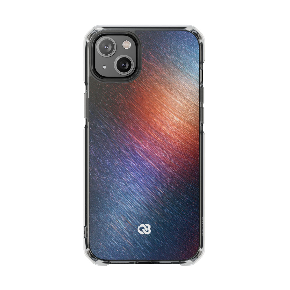 Radiant Energy Stream · Clear Impact Magnetic Phone Case for iPhone · Blue