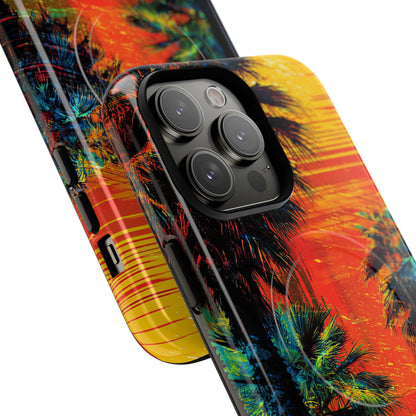 Tropical Sunburst iPhone 14 Pro Max -kovaus - Tough+