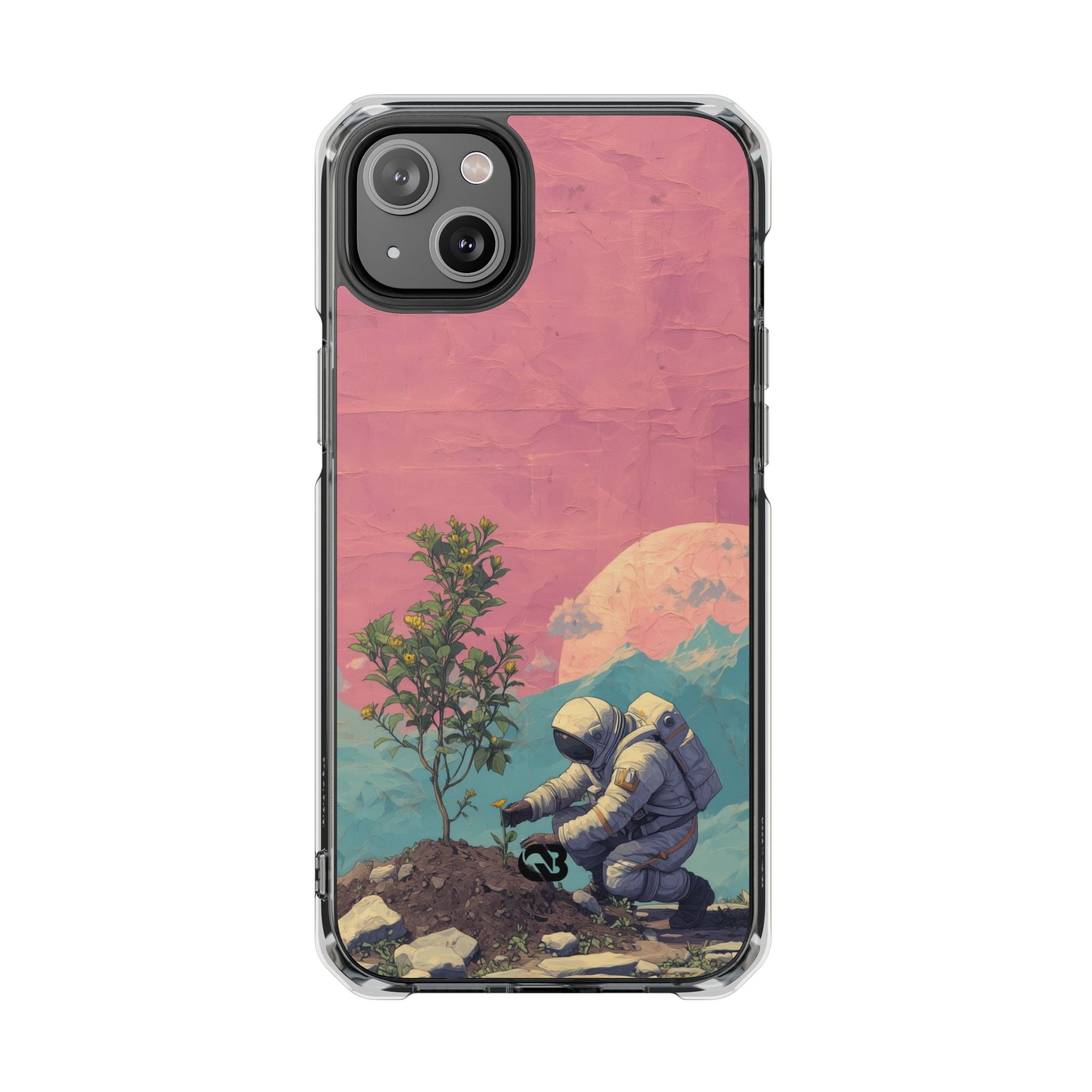 Lunar Pastel Bloom · Coque de téléphone Impact pour iPhone · Magsafe