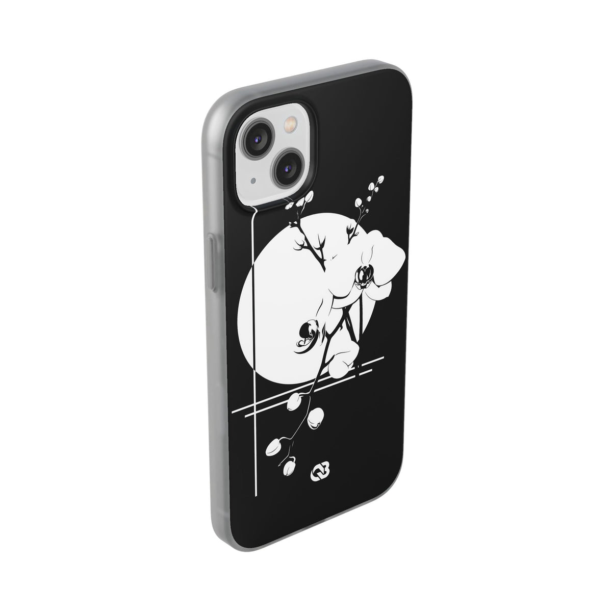 Nocturne Orchid Bloom · Lite Phone Case for iPhone ·  Black