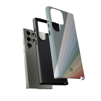 Green Tough Phone Case for Samsung - Sage Prism Beam