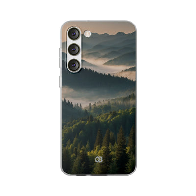 Foggy Mountain Ridge · Soft Phone Case for Samsung