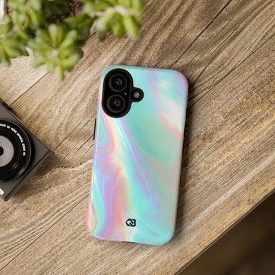 Prismatic Liquid Light · Tough Phone Case for iPhone · Teal