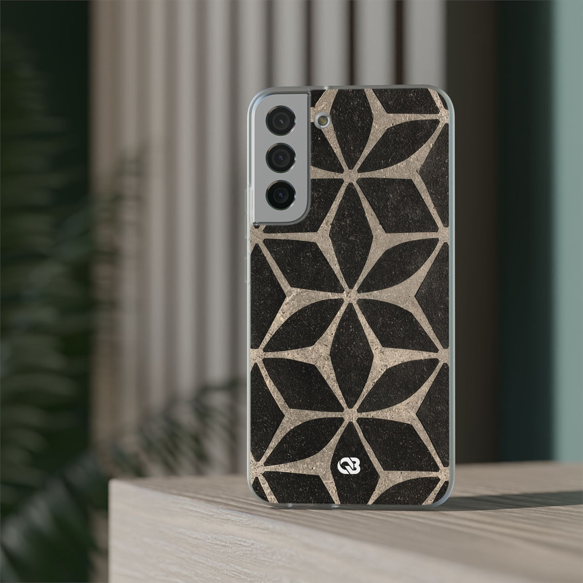 Concrete Mosaic Star · Lite Phone Case for Samsung · Black
