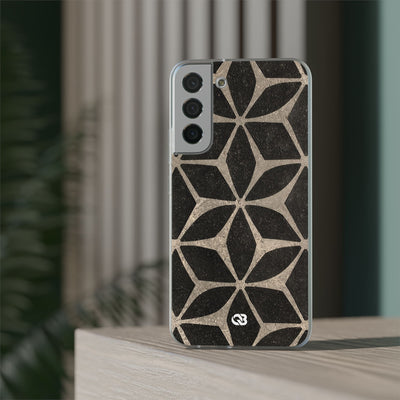 Concrete Mosaic Star · Lite Phone Case for Samsung · Black