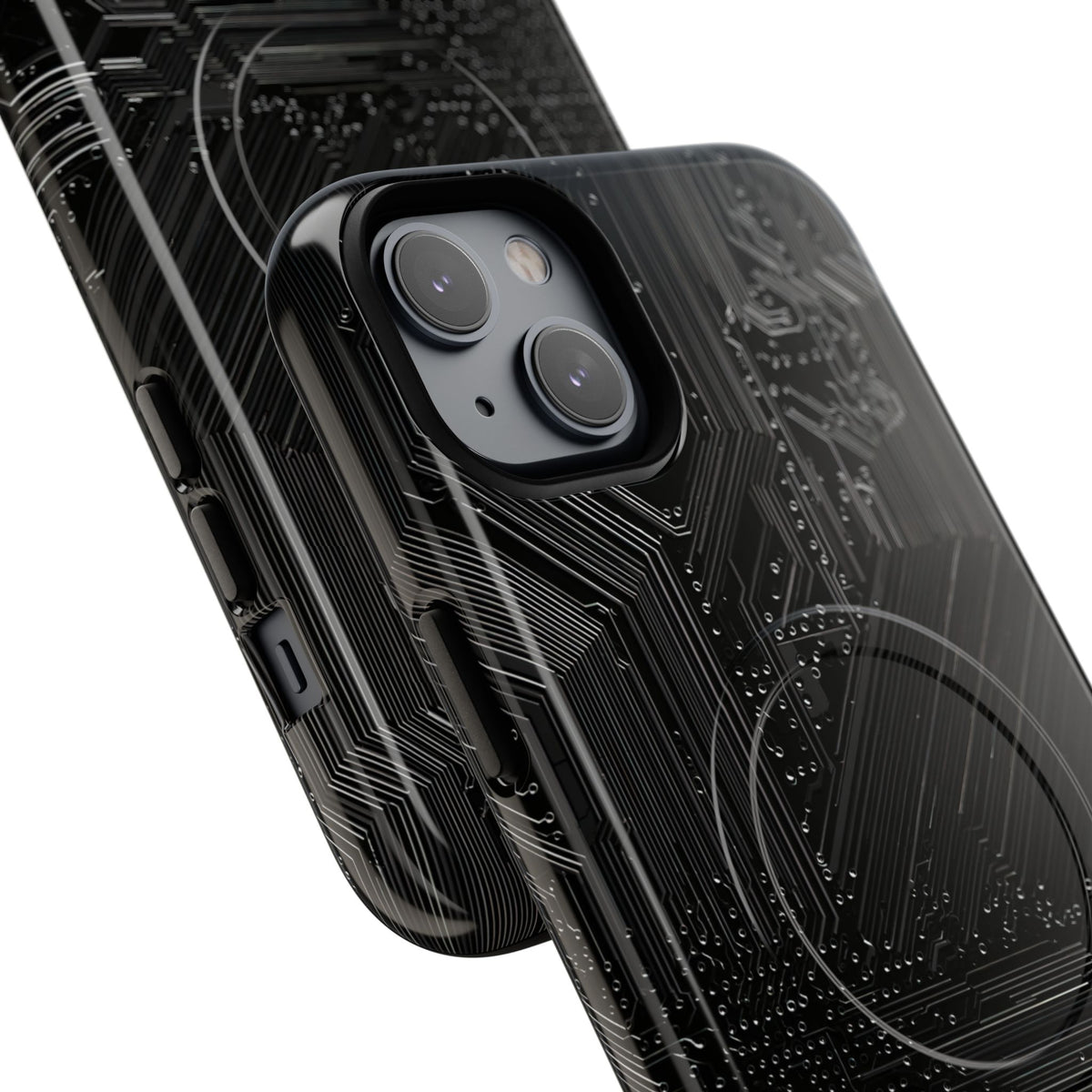 Obsidian Circuitry · Tough 2.0 Magnetic Phone Case for iPhone · Black