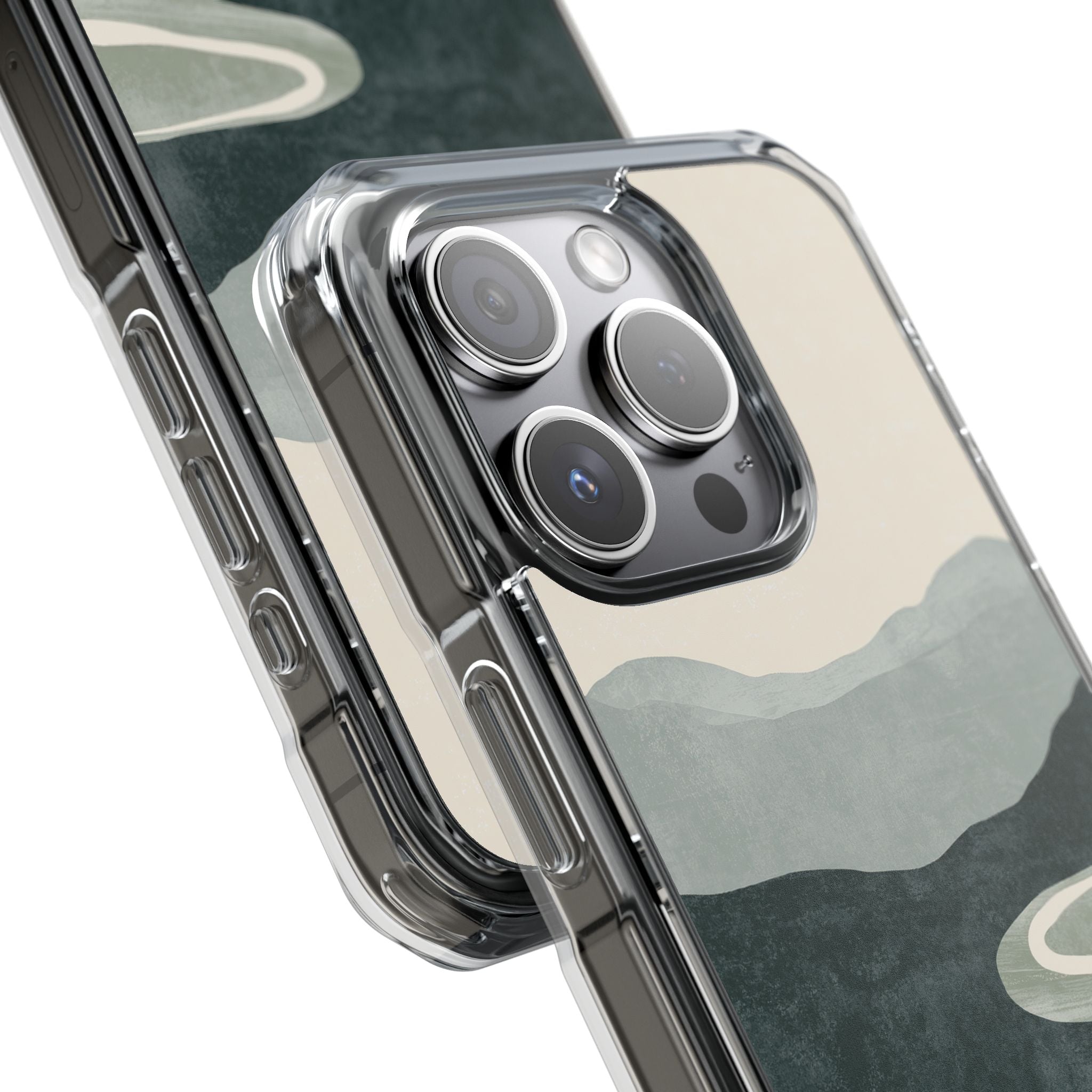 Green Impact MagSafe Phone Case for iPhone - Misty Sage Valley