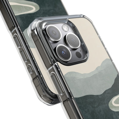 Green Impact MagSafe Phone Case for iPhone - Misty Sage Valley