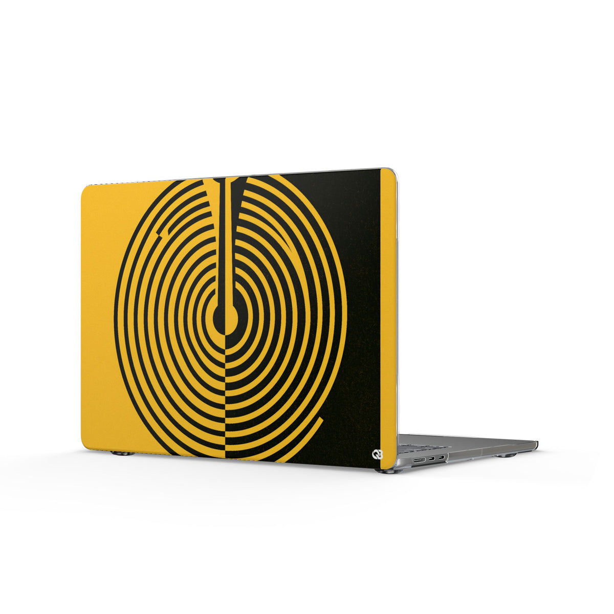 Orbital Resonance · Clear Hard Case for MacBook · Yellow