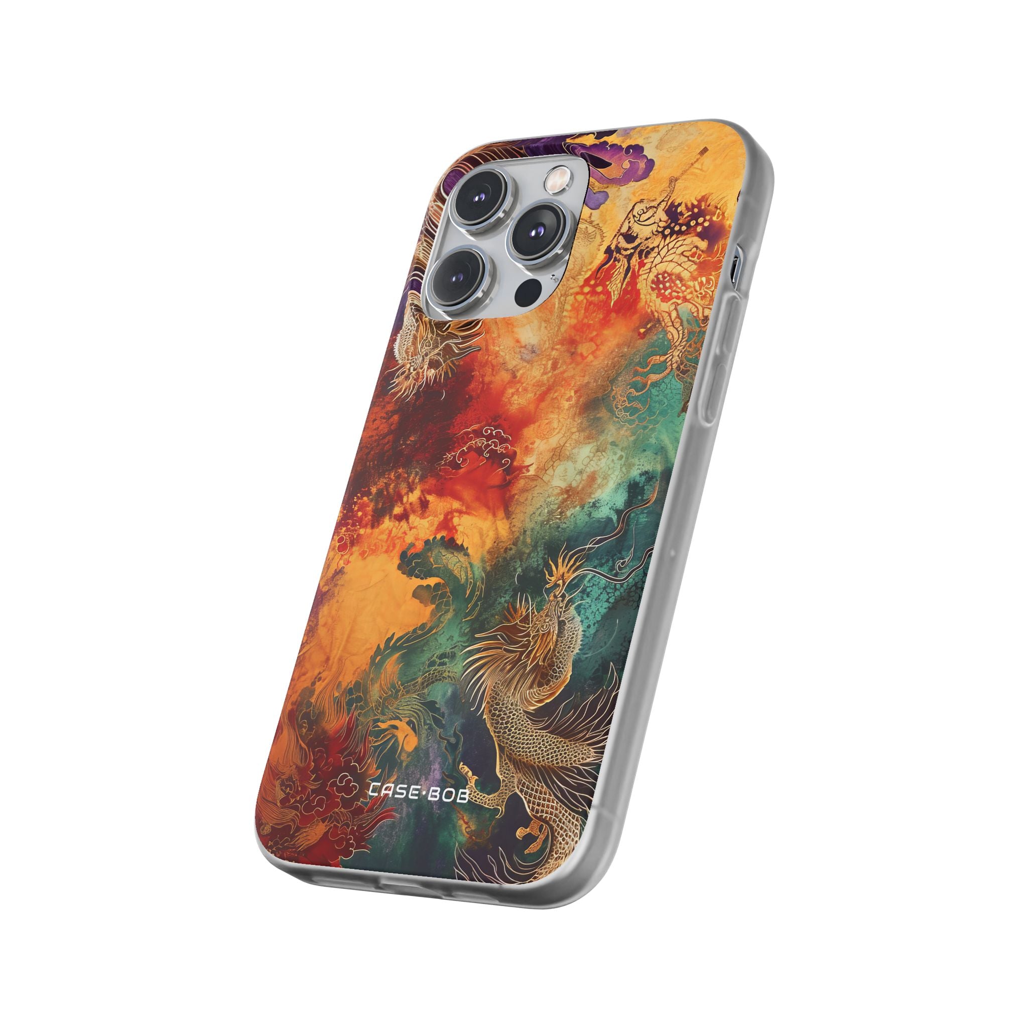 Dragon Ember iPhone 14 Pro Max -pehmeä suojakotelo