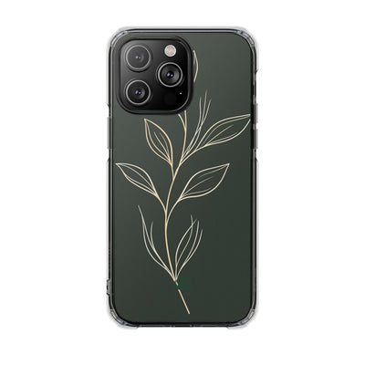 Green Impact MagSafe Phone Case for iPhone - Deep Moss Willow