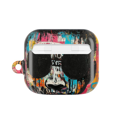 Black Orb Face - AirPods Case