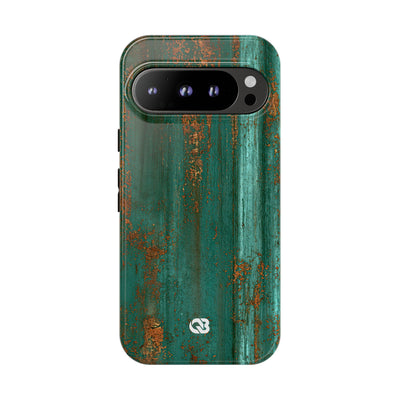 Oxidized Verdigris · Tough Phone Case for Pixel ·  Teal