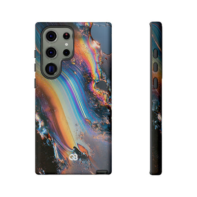 Prismatic Aura Flow · Tough Phone Case for Samsung · Blue