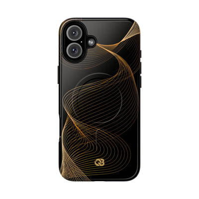 Gold Tough 2.0 Magsafe Phone Case for iPhone - Burnished Bronze Helix