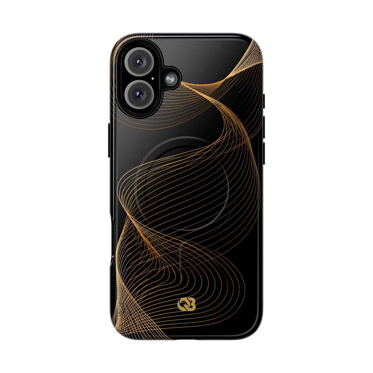 Golden Horizon Drift · Tough 2.0 Magnetic Phone Case for iPhone · Black