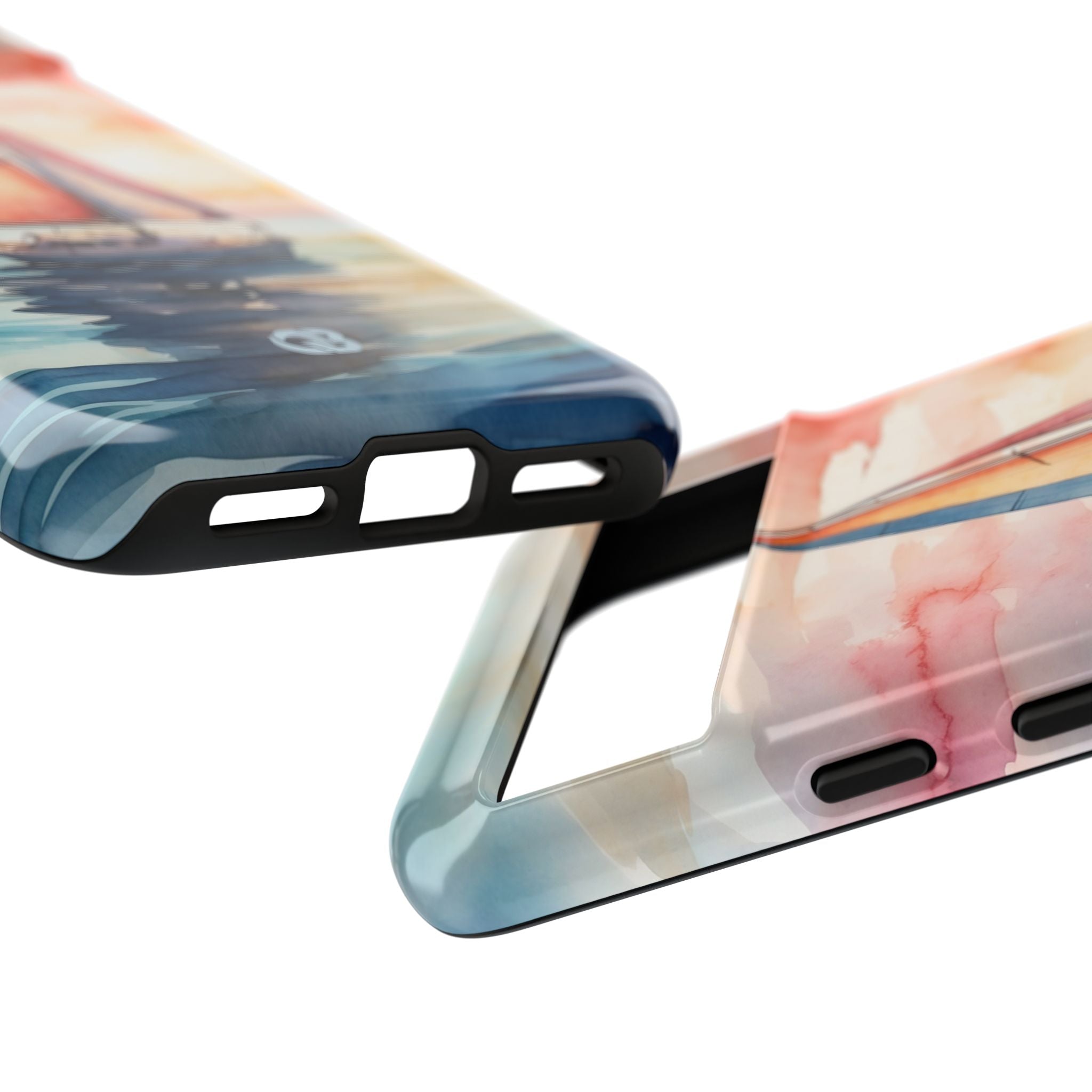 Crimson Horizon Sail · Tough Phone Case for Google Pixel