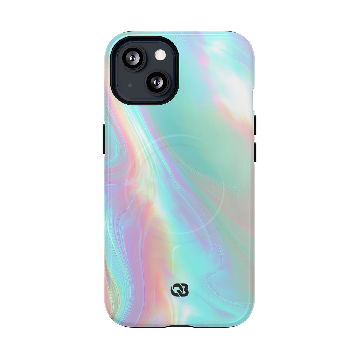 Prismatic Liquid Light · Tough 2.0 Magnetic Phone Case for iPhone · Teal