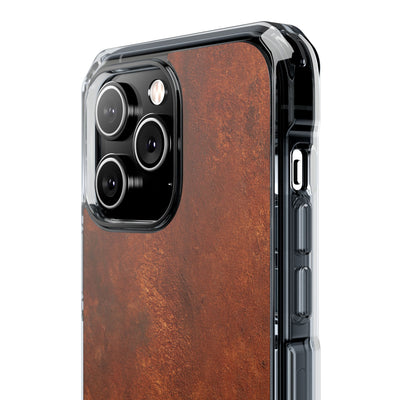Orange Impact MagSafe Phone Case for iPhone - Oxidized Iron Crust
