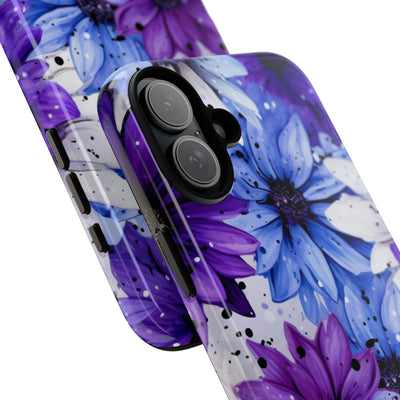 Ink Splatter Blooms · Tough Coque de téléphone pour iPhone