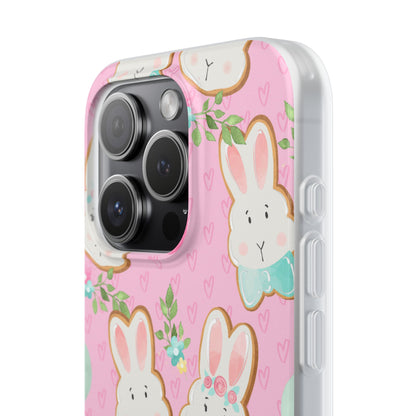Bunny Blossom iPhone 15 Pro Case - Soft
