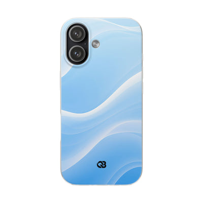 Blue Lite Phone Case for iPhone - Glacial Blue Silk