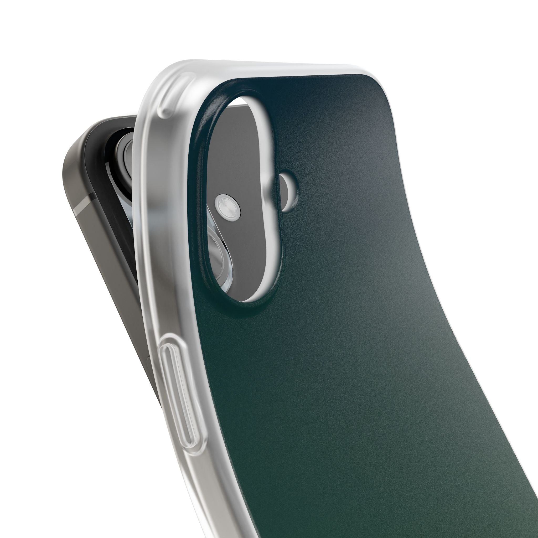 Green Lite Phone Case for iPhone - Midnight Pine Horizon