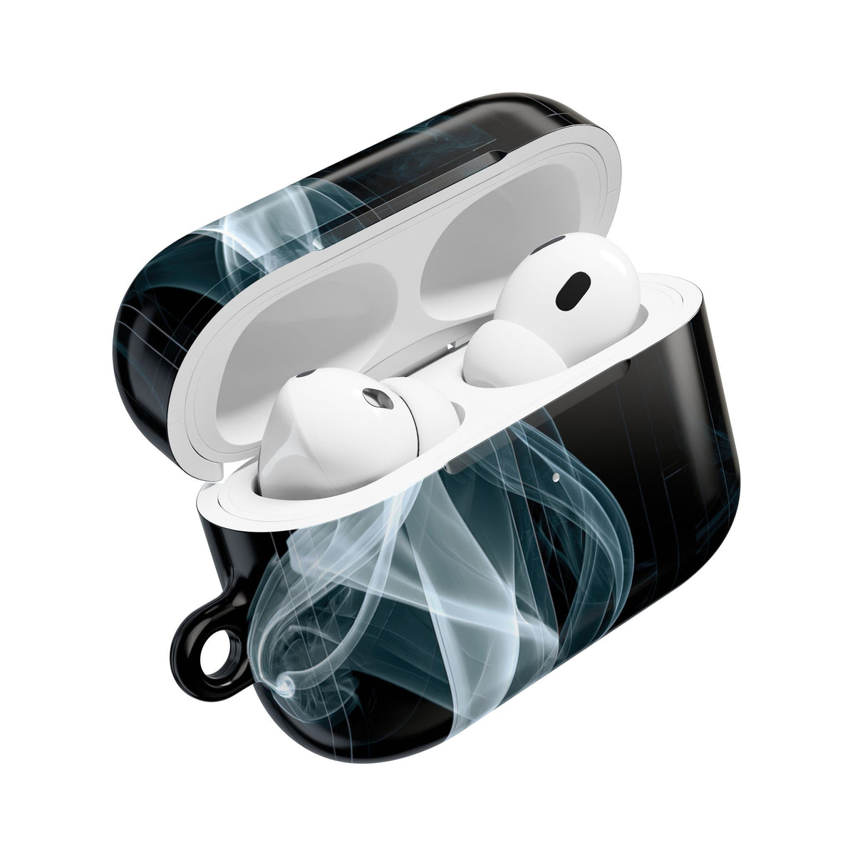 Fractured Smoke · Hard Case for AirPods & AirPods Pro · Black