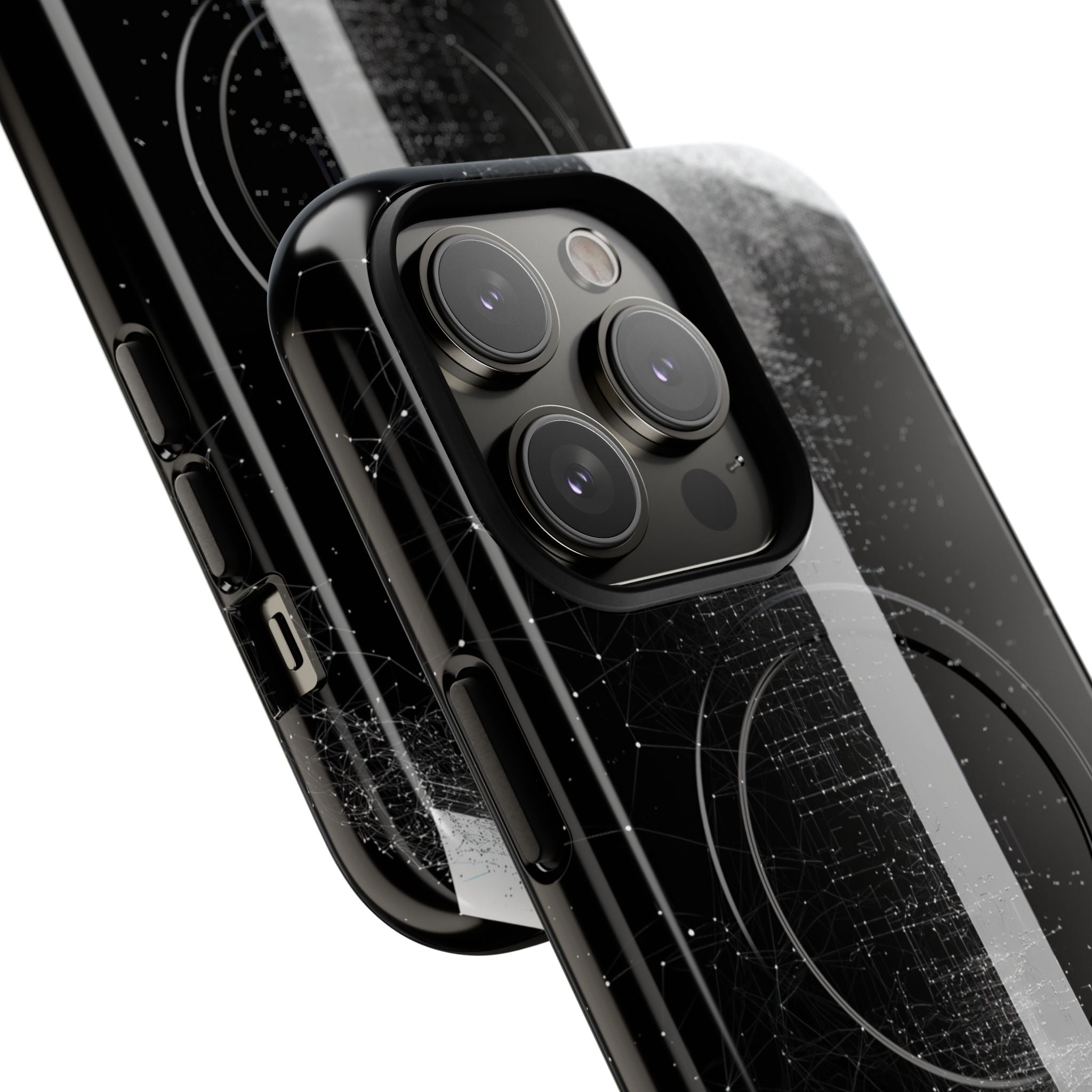 Black Tough 2.0 Magsafe Phone Case for iPhone - Vector Core Monolith